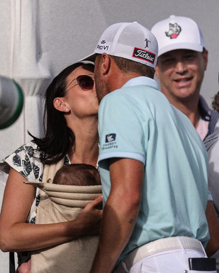Justin Thomas Wins RBC Heritage in Thrilling Playoff Finish, Celebrates with Wife and Son