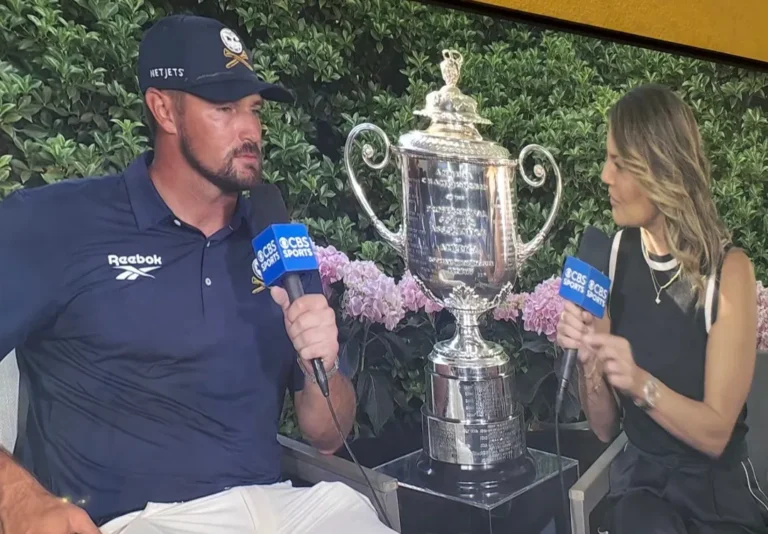 Amanda Balionis takes sly dig at Rory McIlroy during Bryson DeChambeau PGA interview