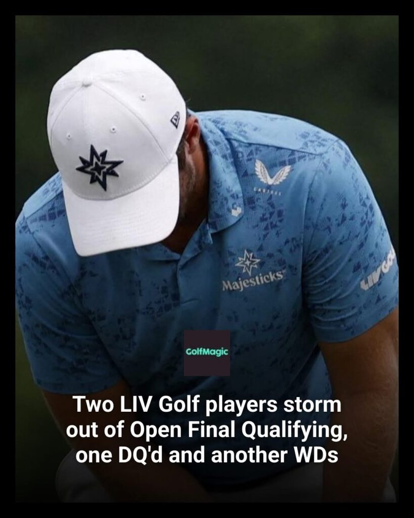LIV Golfer Disqualified from Major Qualifier After Walking Off Course